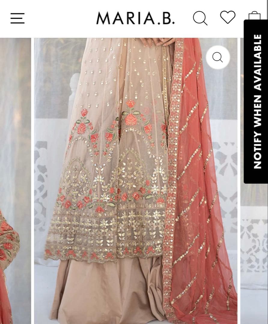 パンジャビドレス S size 3pieces brand