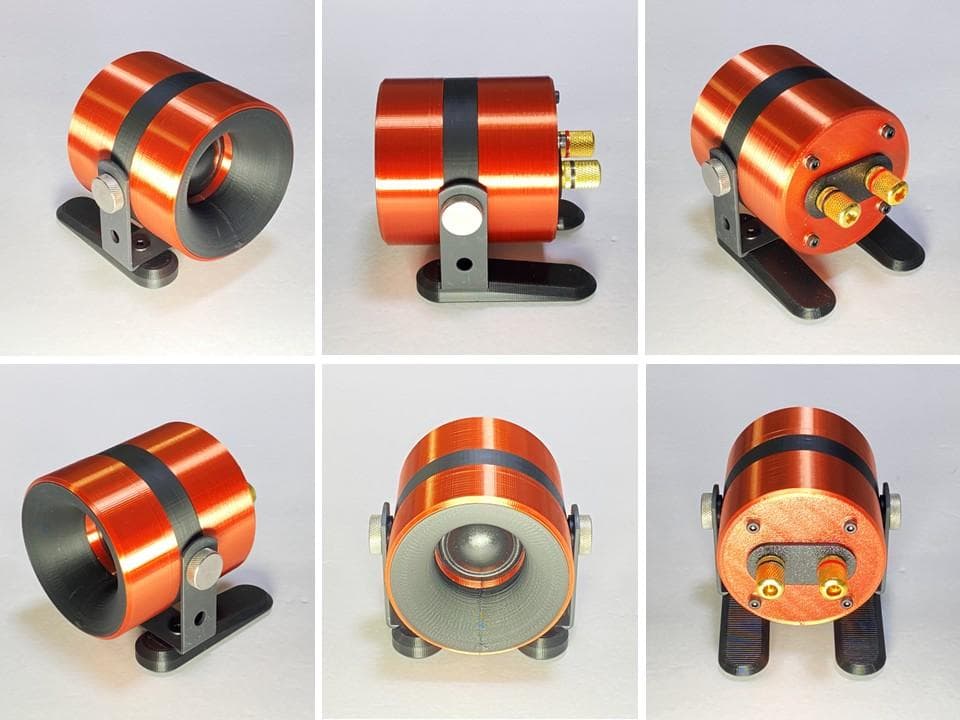 アドオン■高能率97dBホーンツイーター2個セット■ブラック/ブロンズGHB02