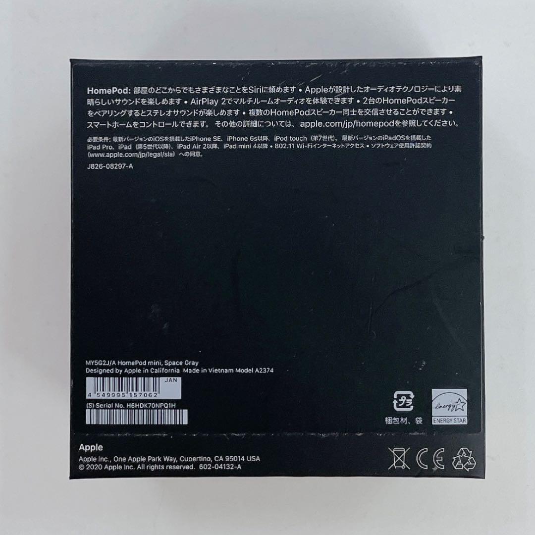 Apple Pod Mini スペースグレー A2374 #T-512