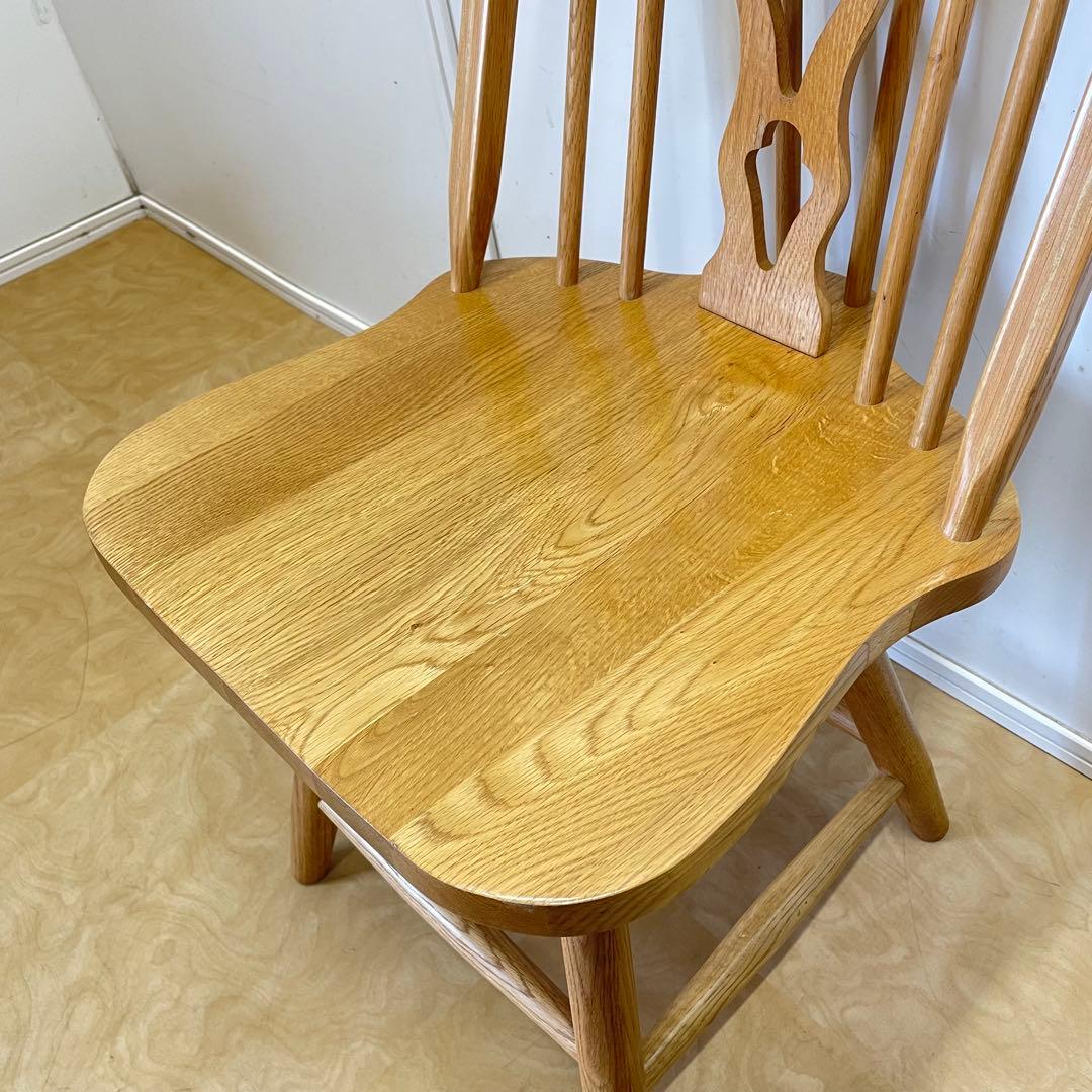 ウィンザー 回転椅子② オーク材 チェア 椅子 イス アンティーク 英国スタイル