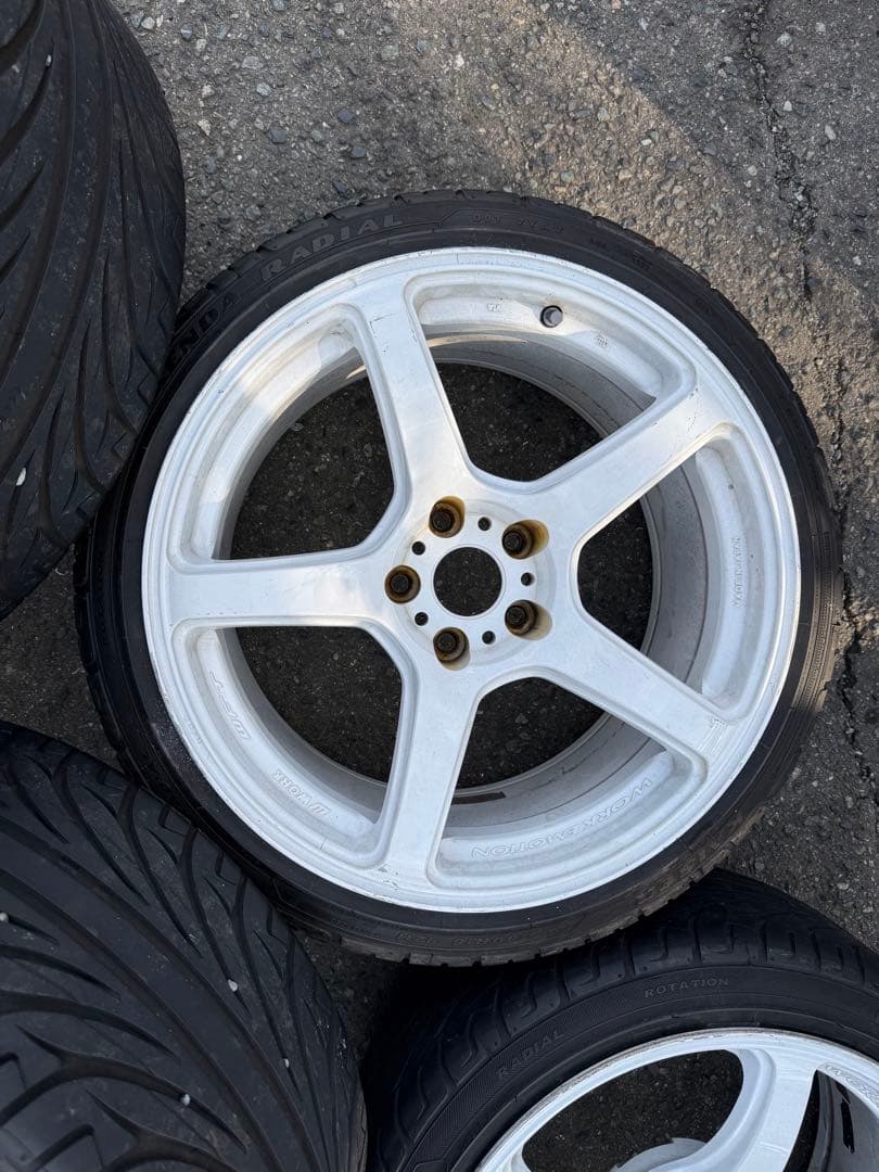 タイヤ・ホイール work evolution t5r 9.5j