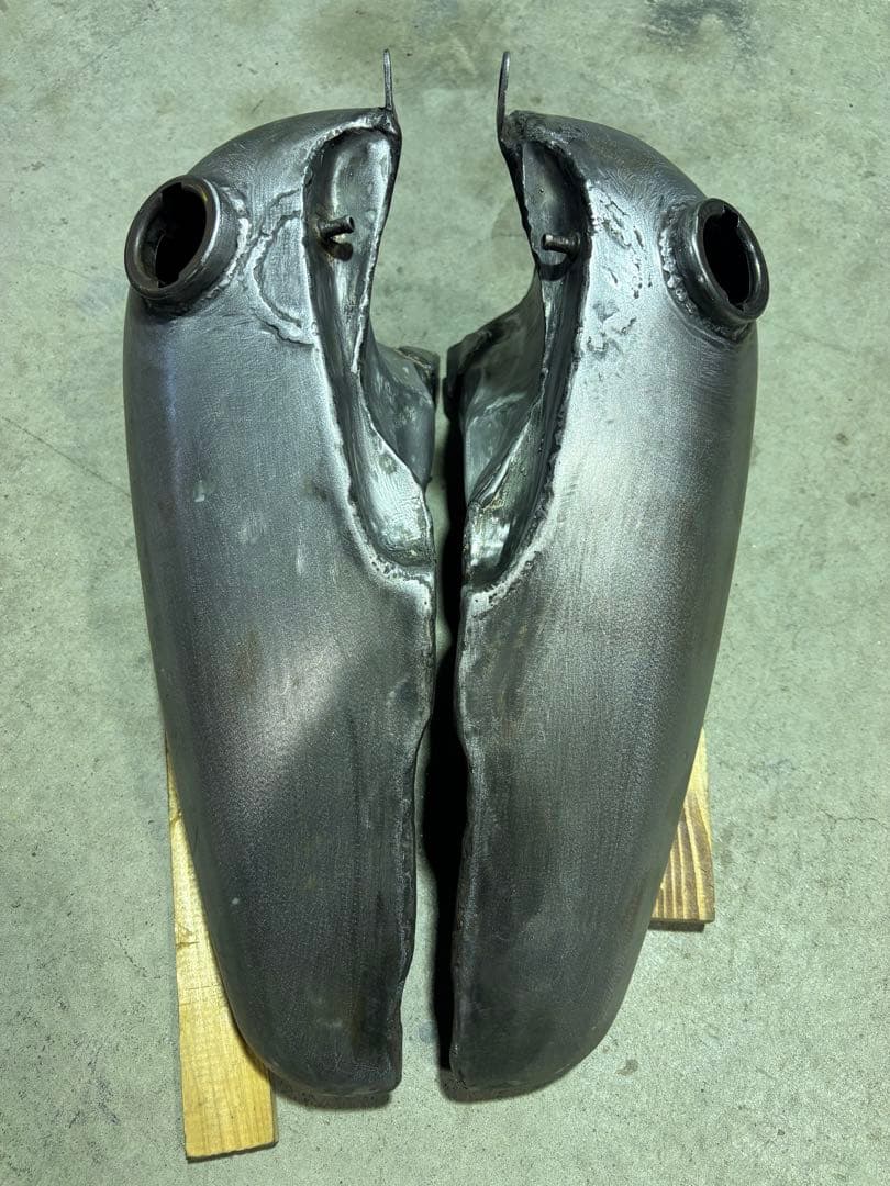 ハーレーダビッドソン分割タンク加工品