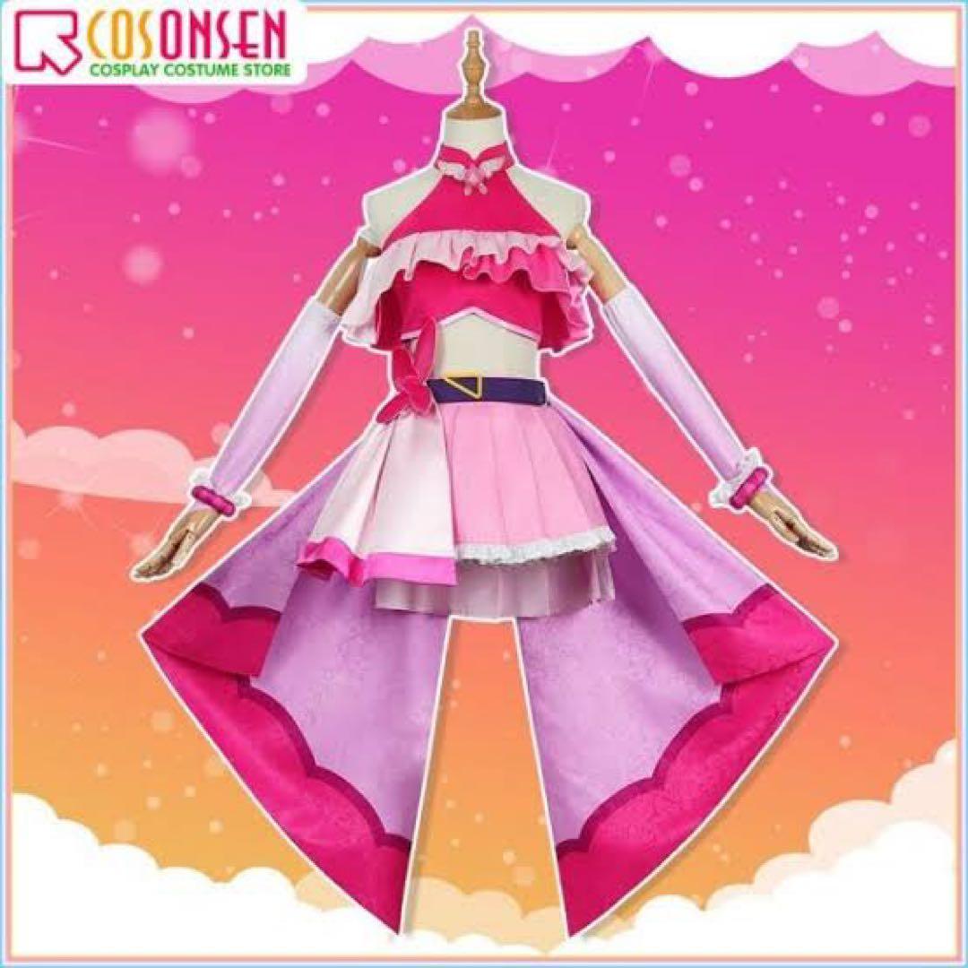 み*た様 キュアバタフライ コスプレ プリキュア Cosplay 衣装 ウィッグ