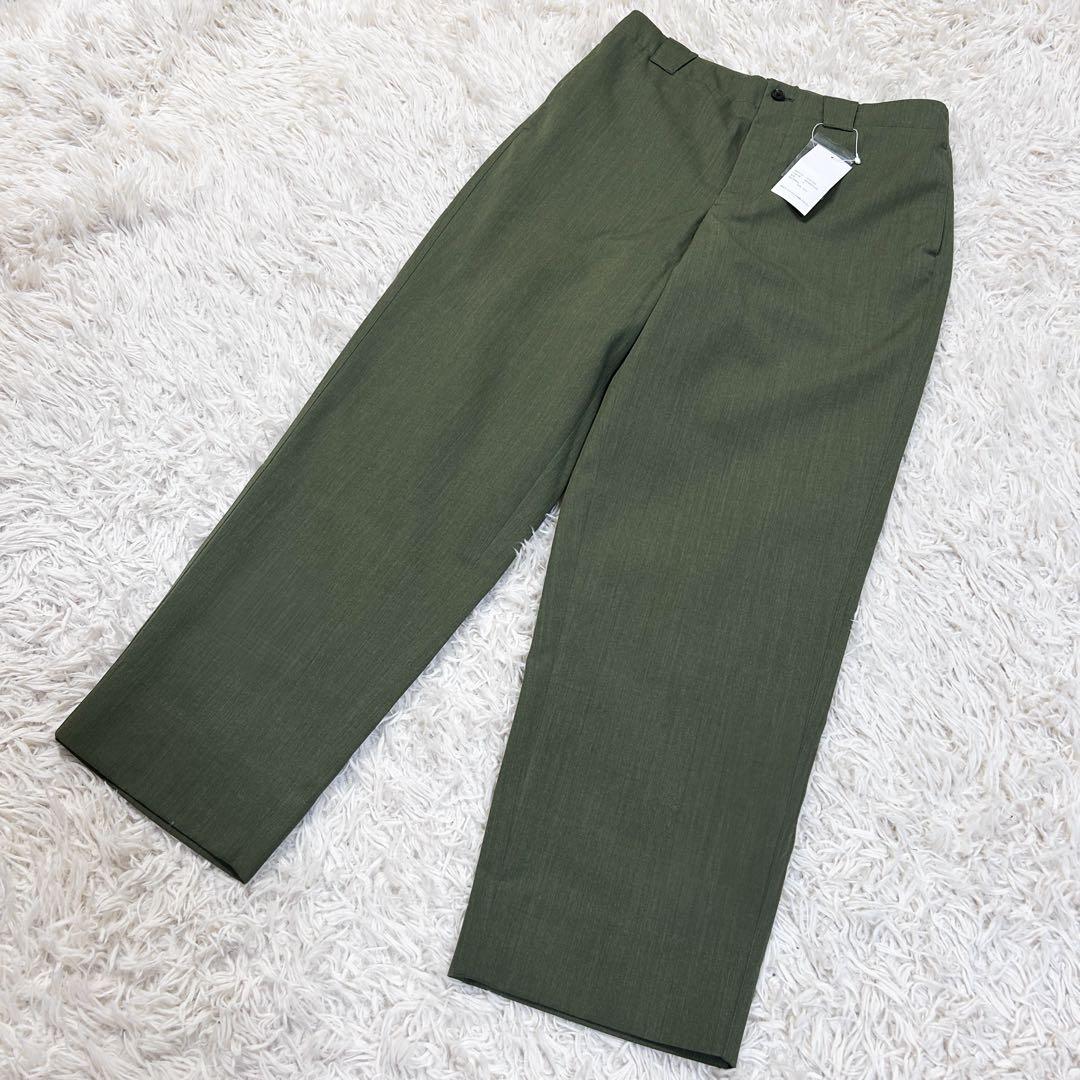 未使用✨AUBETT MELANGE WOOL BAGGY PANTS 4