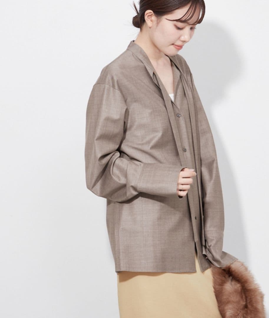 美品◆Plage R’IAM◆Tie ブラウス◆プラージュ