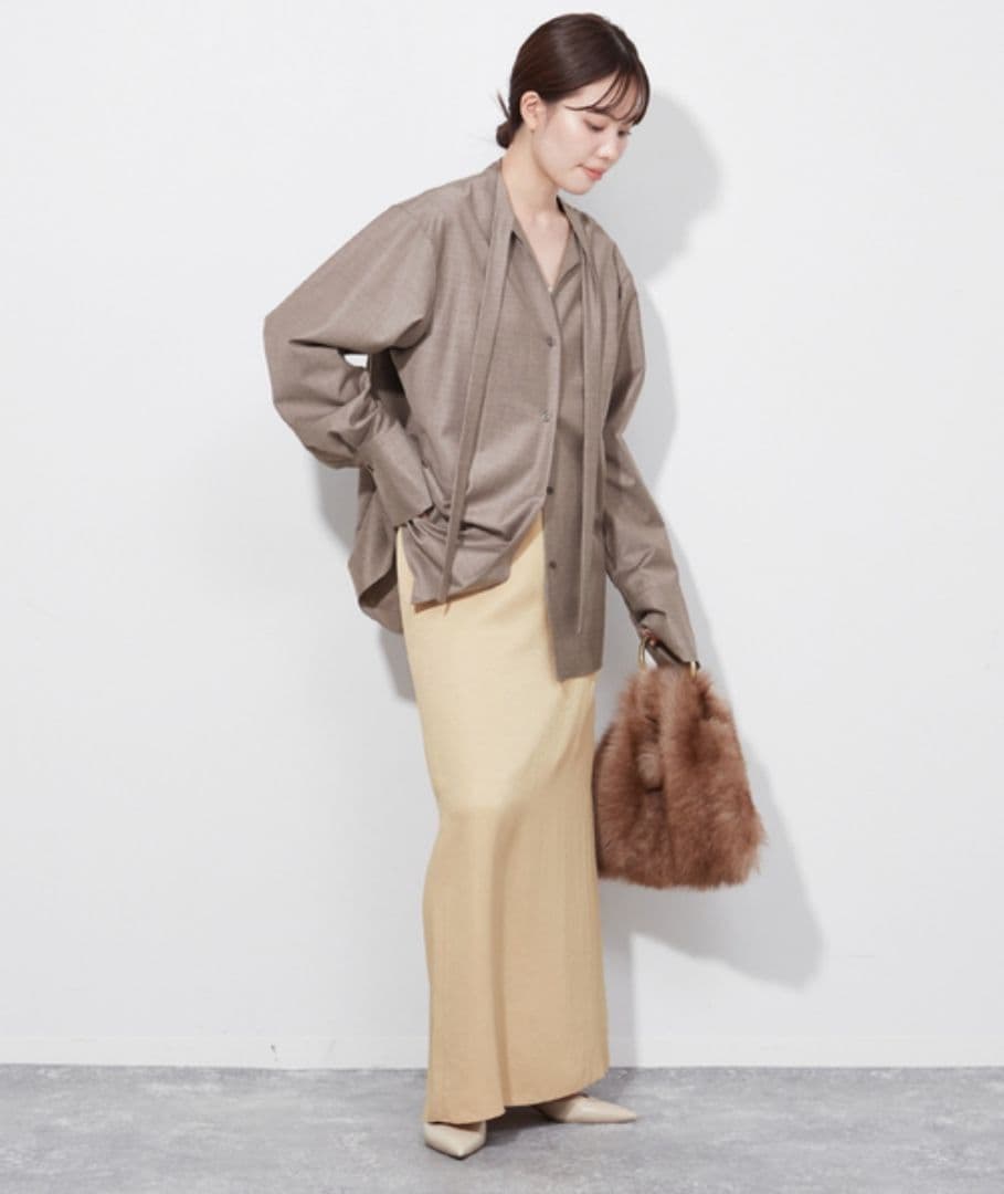 美品◆Plage R’IAM◆Tie ブラウス◆プラージュ