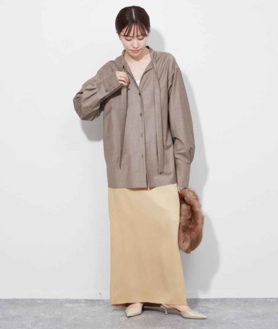 美品◆Plage R’IAM◆Tie ブラウス◆プラージュ