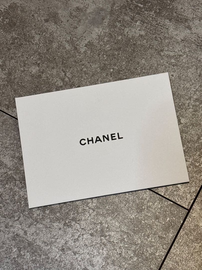CHANEL ノベルティ ブラックレザーショルダーバッグ