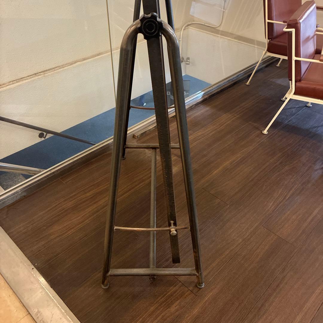 大型スタンドミラー 黒 木製フレーム