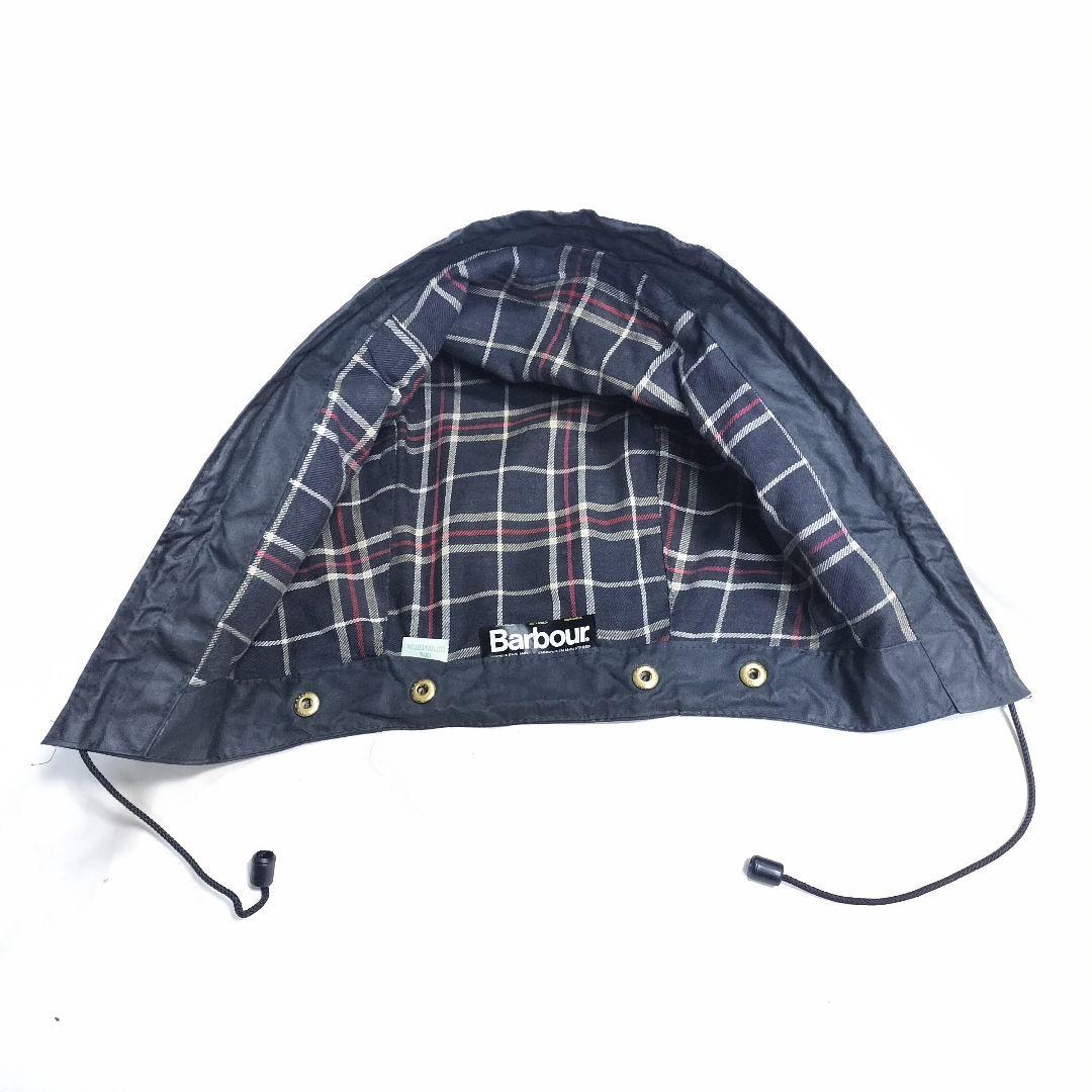 80s-90s Barbour　バブアー　フード　ネイビー