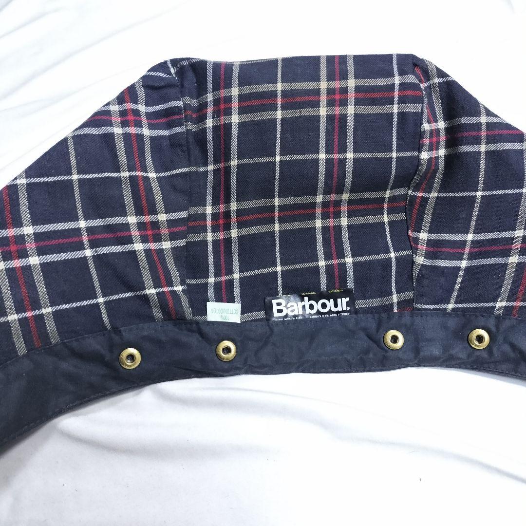 80s-90s Barbour　バブアー　フード　ネイビー