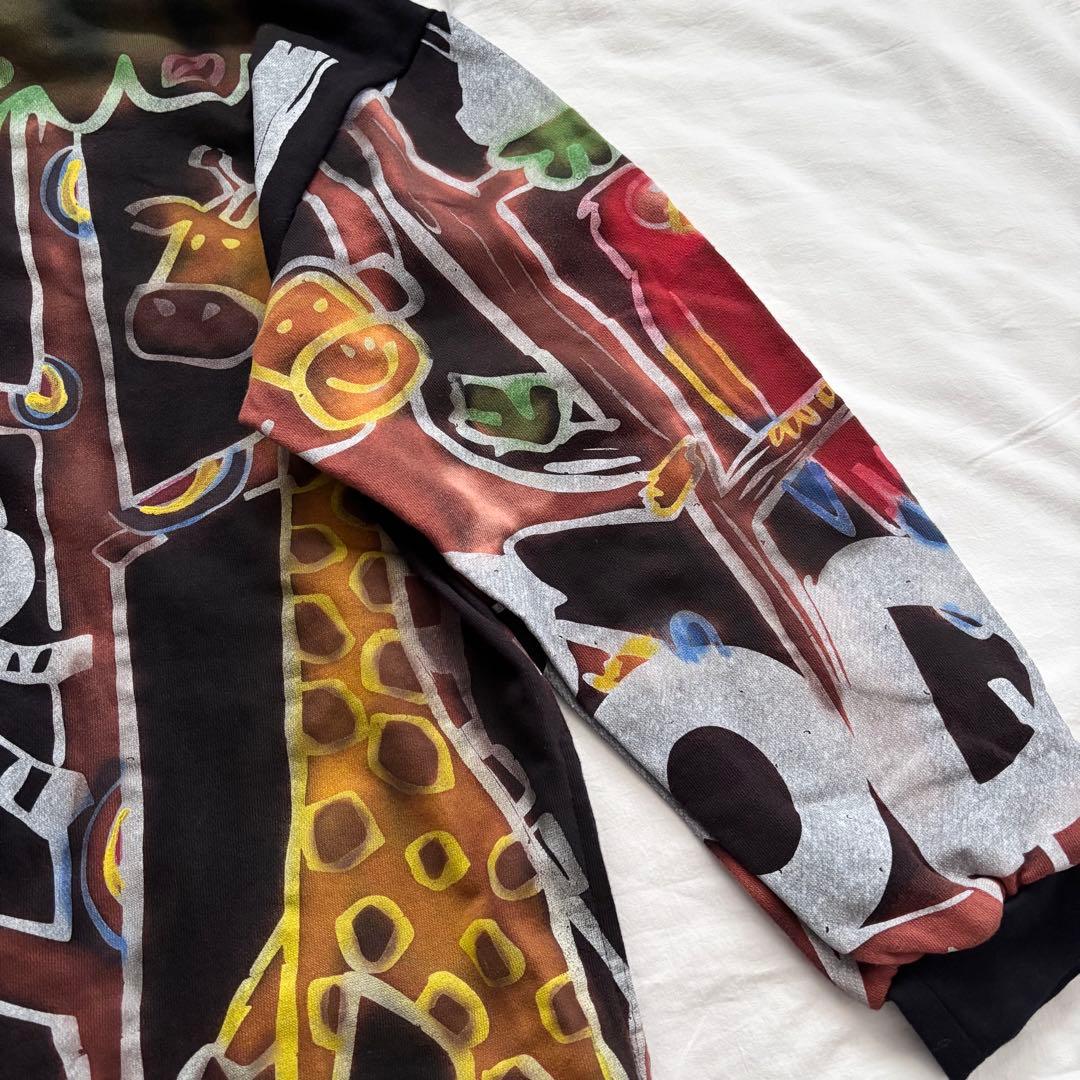 新品 EL RODEO アニマル イラスト プリント ビッグ スウェット