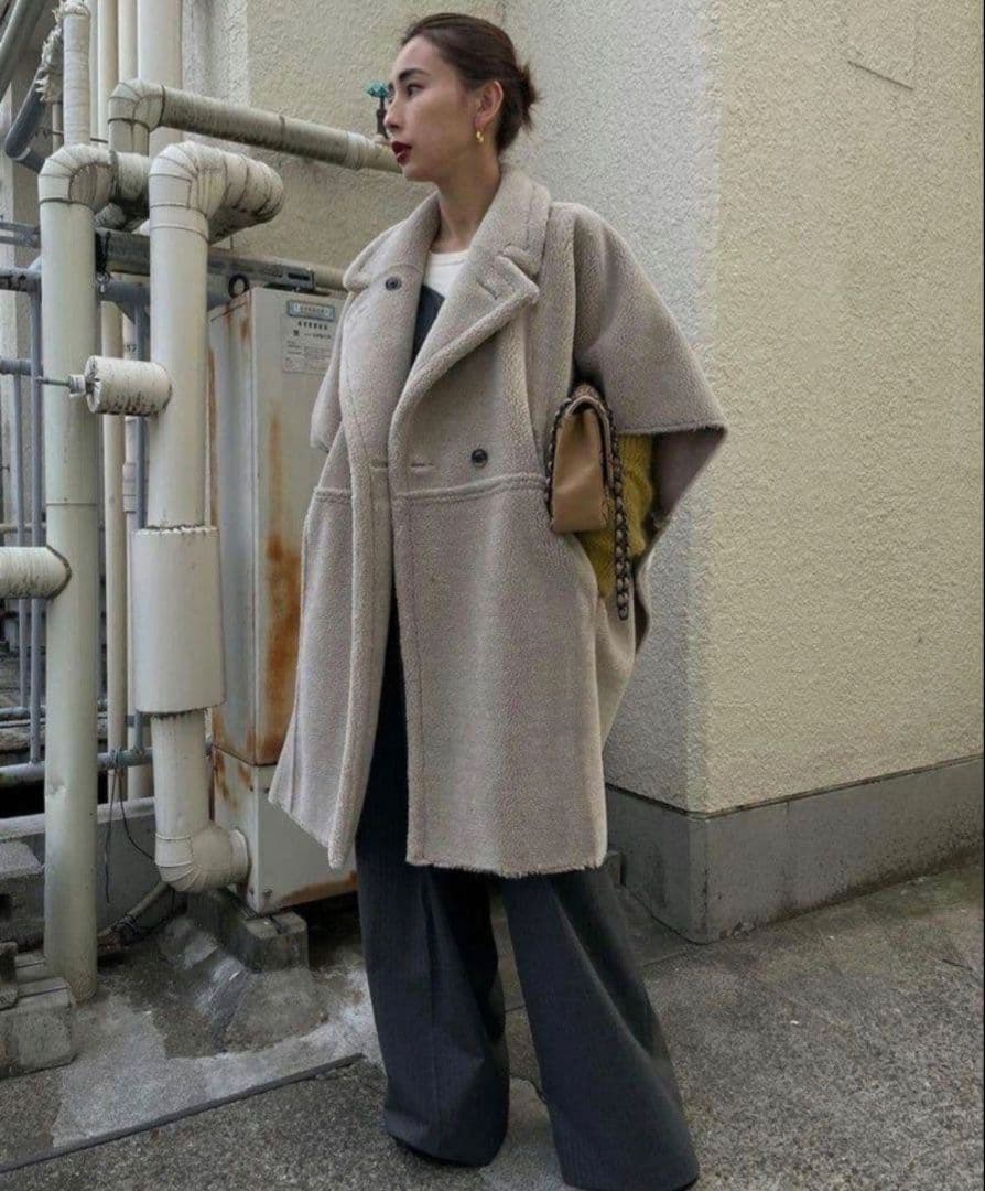 【ameri】REVERSIBLE BOAPONCHOCOAT