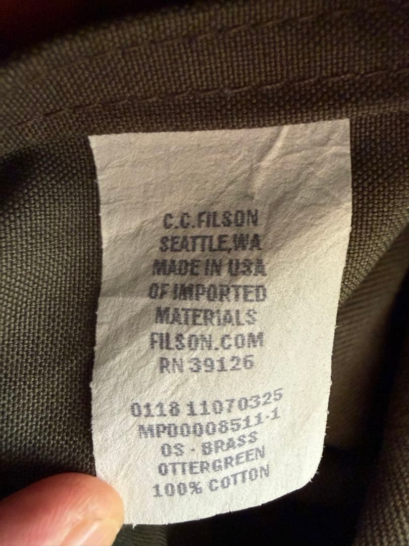 FILSON ボストンバッグ　48Hour Duffel アメリカ製 レギュラー