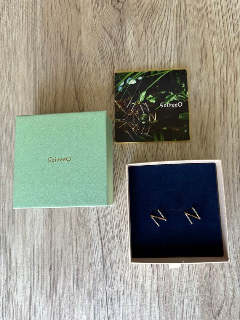 Nissy SoireeO K10 ダイヤモンド付ピアス⚠️11月で出品終了⚠️