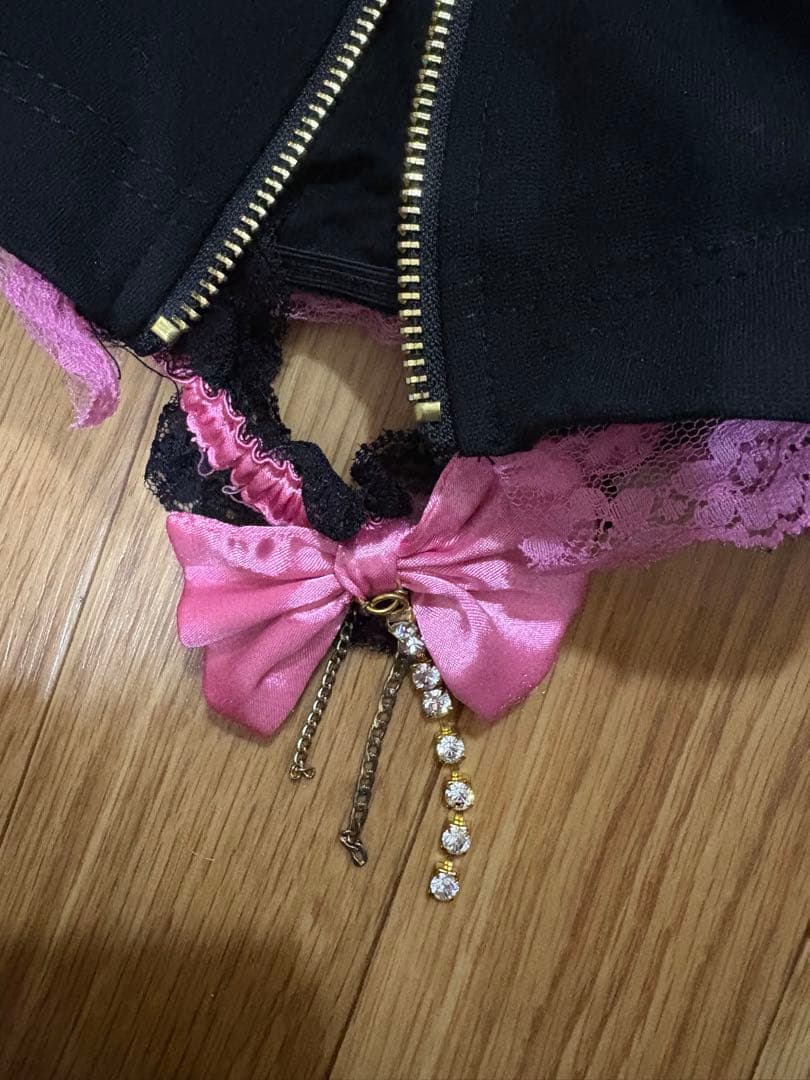 MA＊RS キラキラガーターリボンパンツ付きプリーツスカート