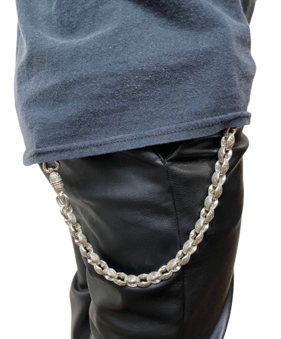 定価25万！極美品！初期 FUNNY 極太 925シルバー ウォレットチェーン