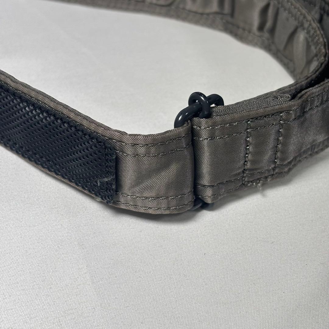 ポーター ショルダーバッグ 斜め掛け タンカー ハーフムーン ナイロン グレー