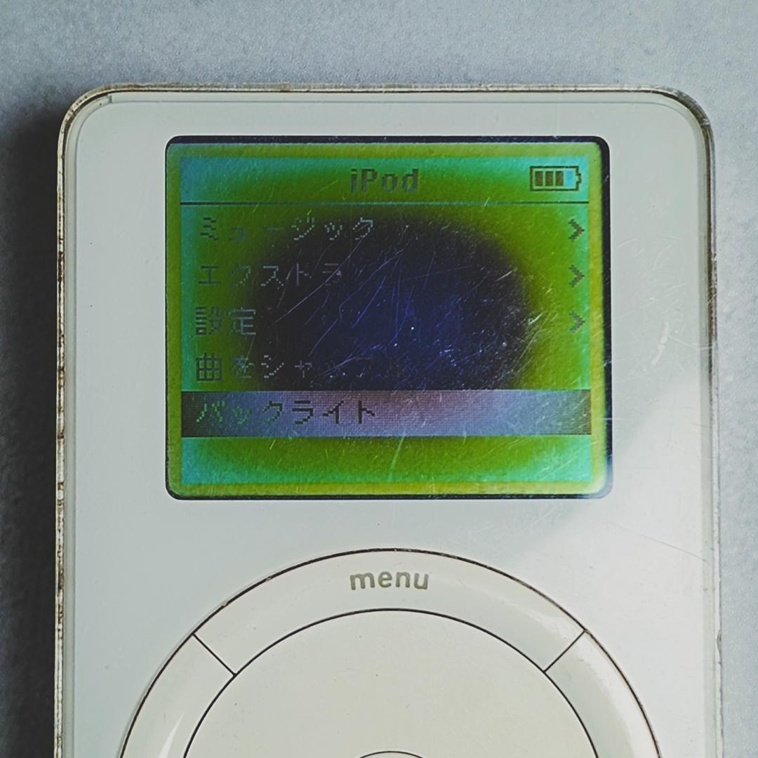 【動作確認済】Apple iPod 第2世代 10GB 液晶焼けあり