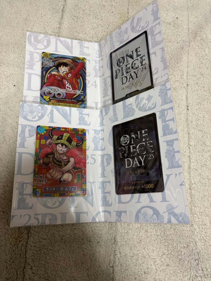 ワンピースデイ　2024、2025 プレミアムカードコレクション 新品、未開封