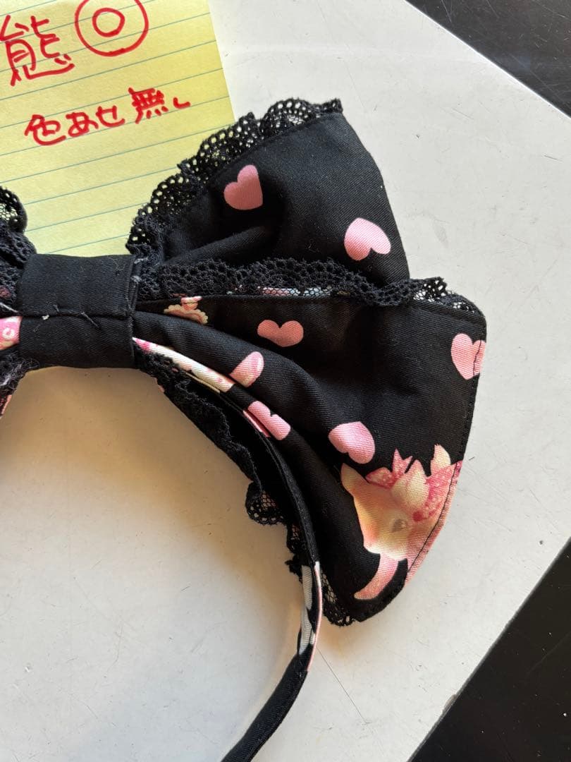 Angelicって／子鹿のミルキーちゃん　美品カチューシャ黒色①