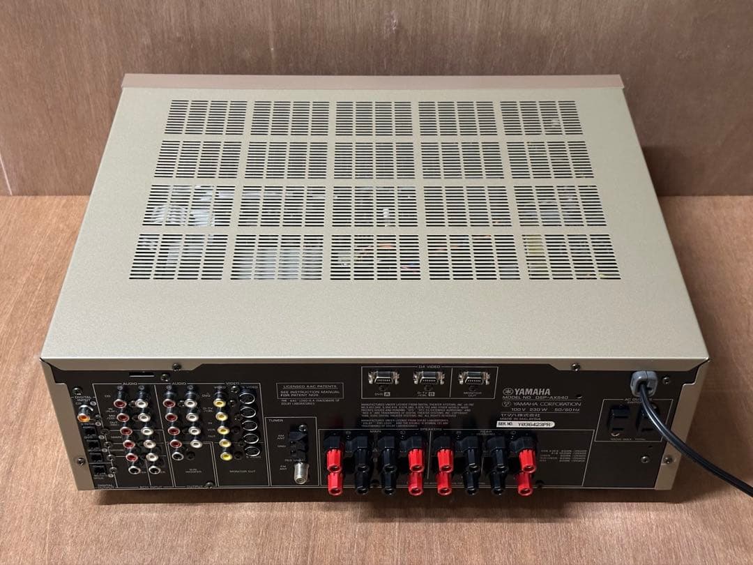 【外観美品動作正常】YAMAHA AVアンプ DSP-AX540