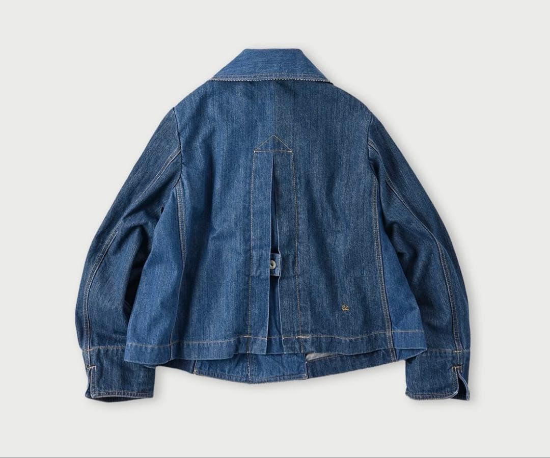45R ライ麦デニムのレフアジャケット（淡） ¥70,400