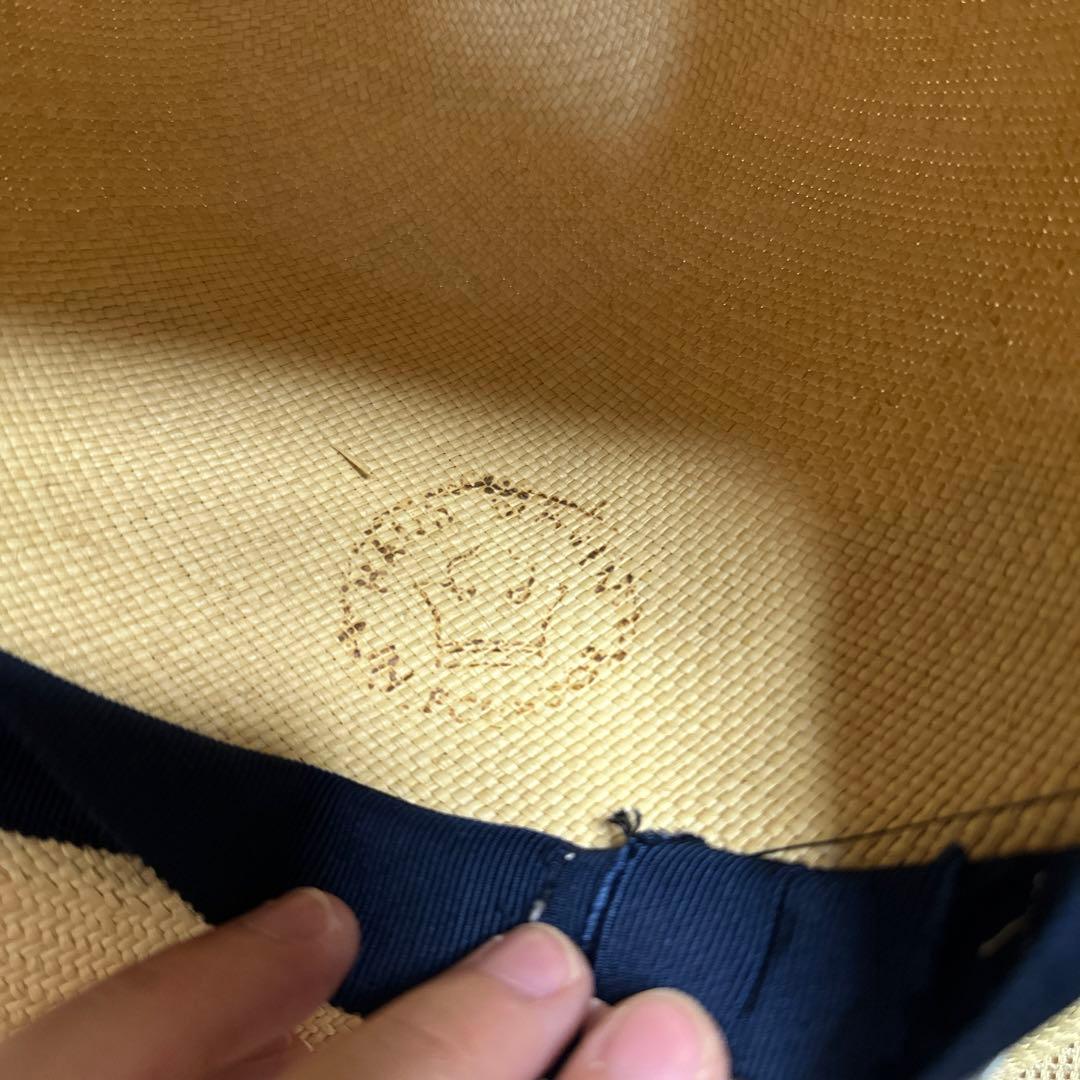 maikoエルメス帽子トリニダードマリン58新品未使用タグ付正規品本物