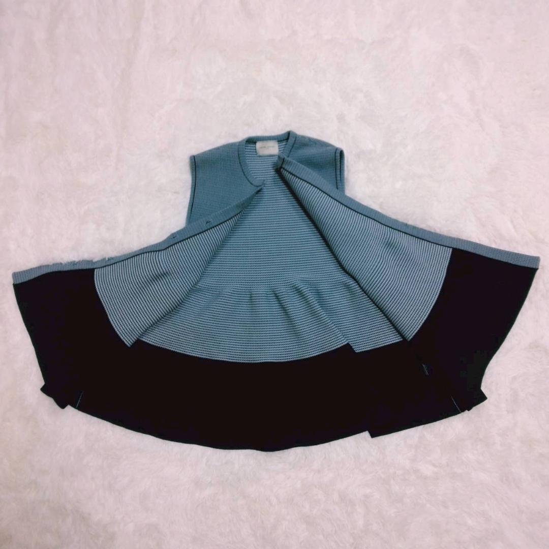 UNITED ARROWS 定価2.6万円バイカラー ティアード ベスト