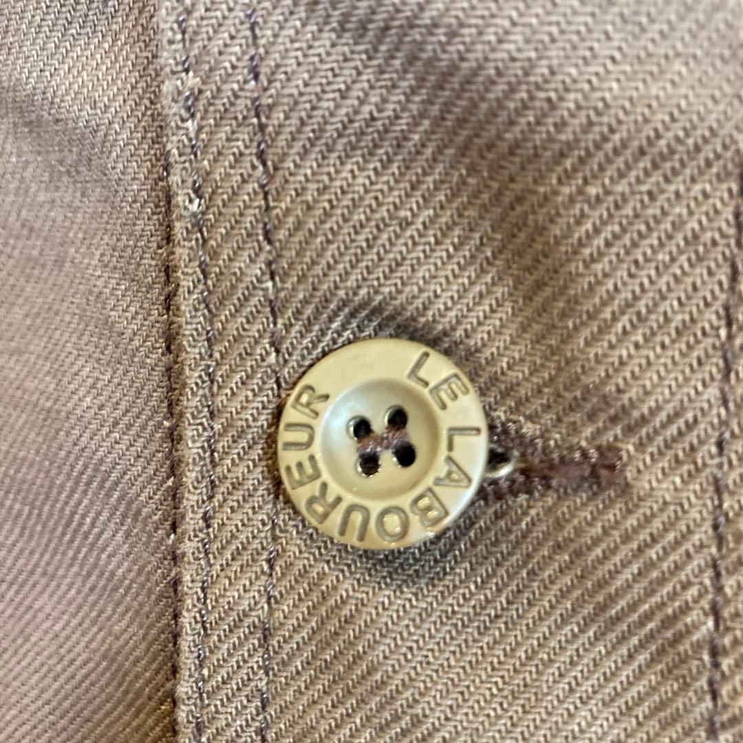 【LE LABOUREUR】希少 カバーオール ブラウン フランス製 仏製