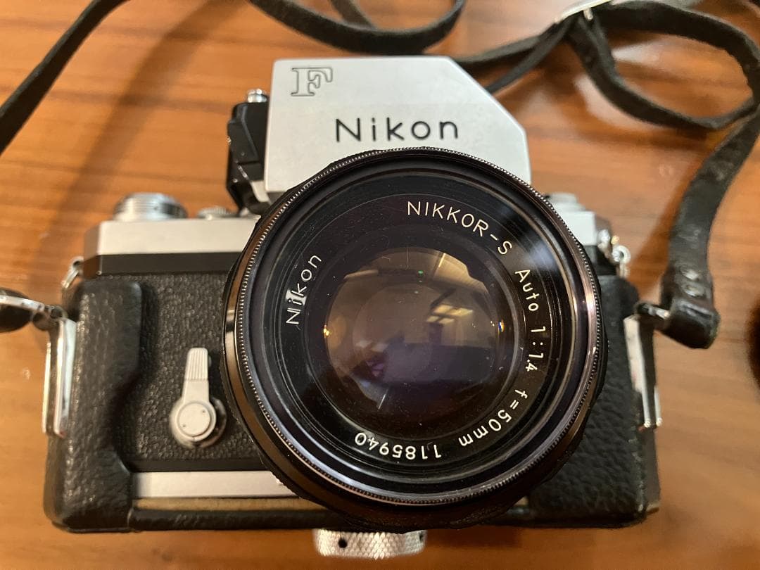 【ジャンク】Nikon F 一眼レフカメラ Nikkorレンズ付き