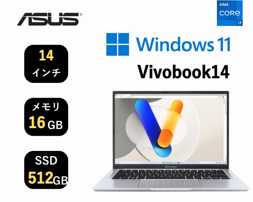 その他ノートPC本体 ASUS Vivobook14 OLED X1405ZA-I7C0SI Ci7