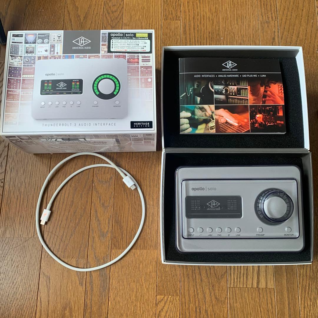 DTM・DAW Apollo solo Heritage Edition Thunderbolt