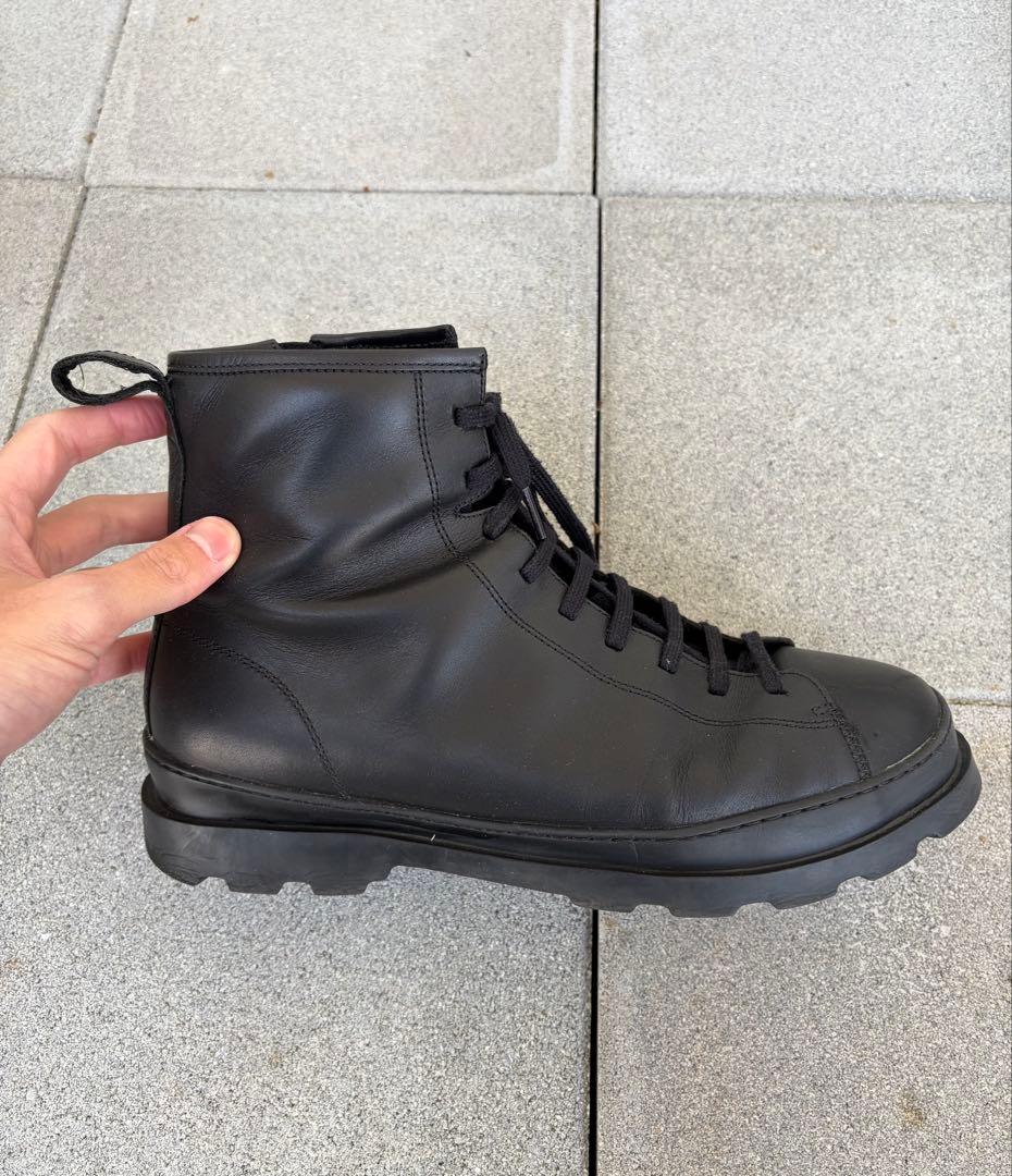 【早い者勝ち】Camper ブラックレザー ハイカットブーツ 29cm