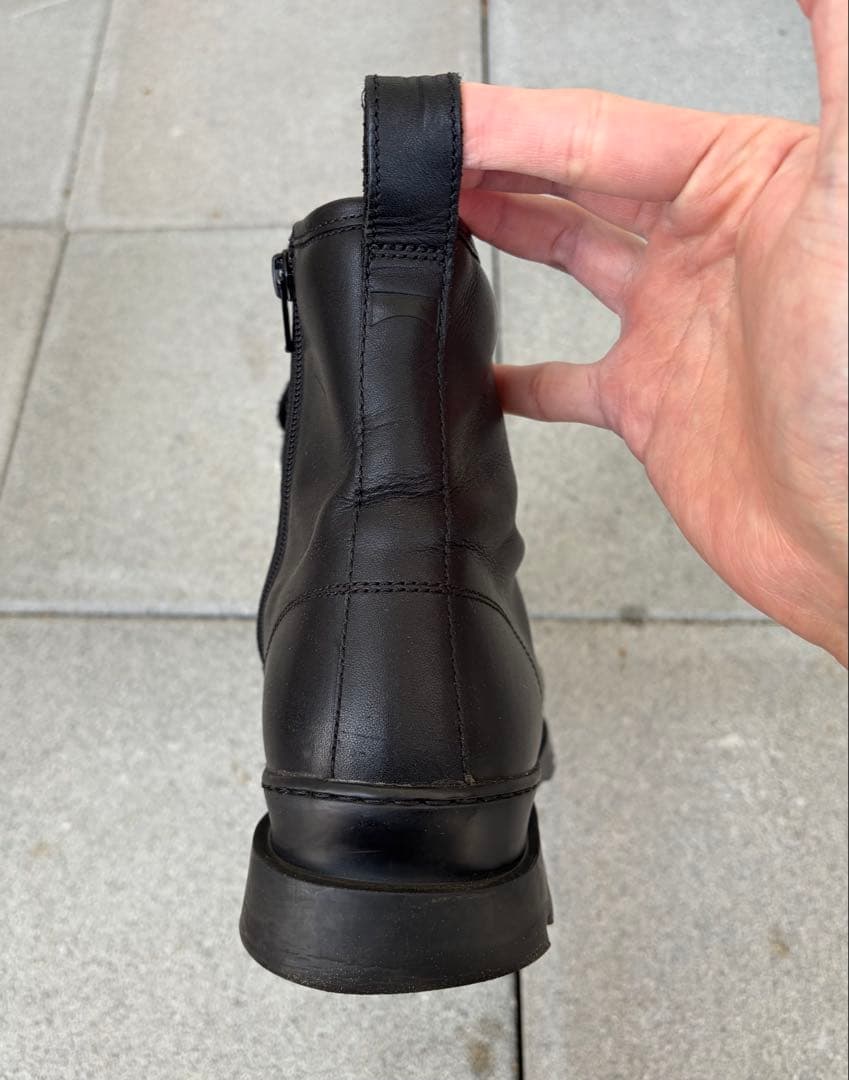 【早い者勝ち】Camper ブラックレザー ハイカットブーツ 29cm