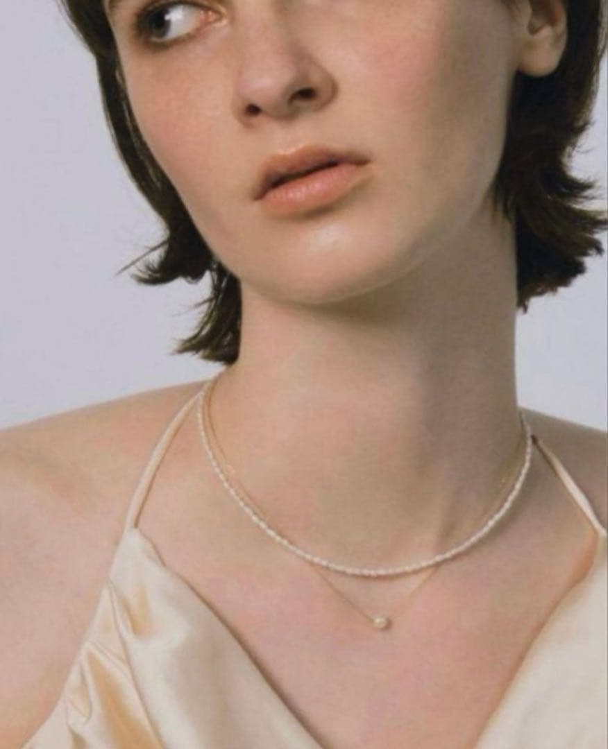 専用❣️les bon bon ブラン パール チョーカー