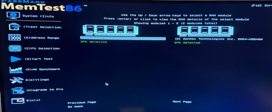 SanMax DDR4-3200 8GB x2枚組 メモリ