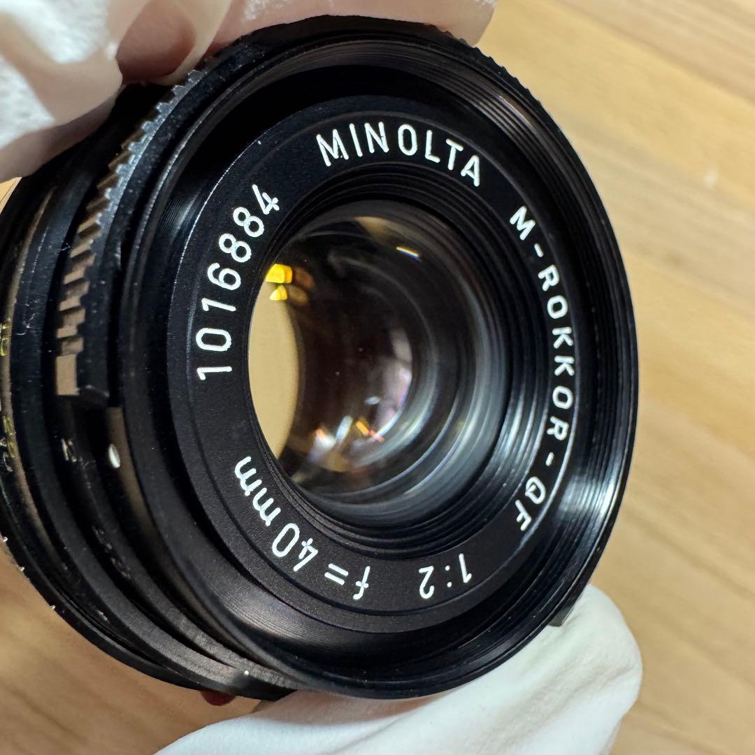 Minolta M-ROKKOR 40mm F2 ミノルタ