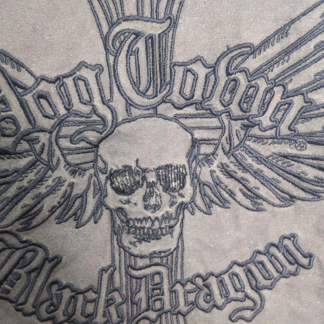 希少　dogtown type N-2B ドクロ　刺繍　XLサイズ　キ