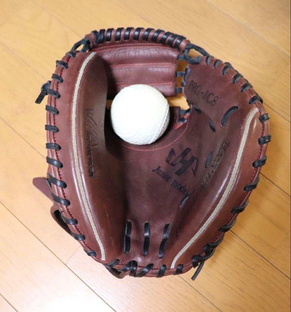 少年軟式キャッチャーミット　ハタケヤマ