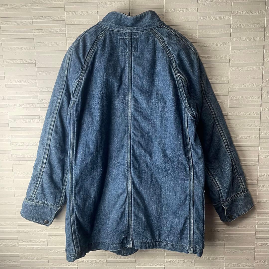 needles デニム 中綿入り チャイナジャケット カバーオール　ネペンテス