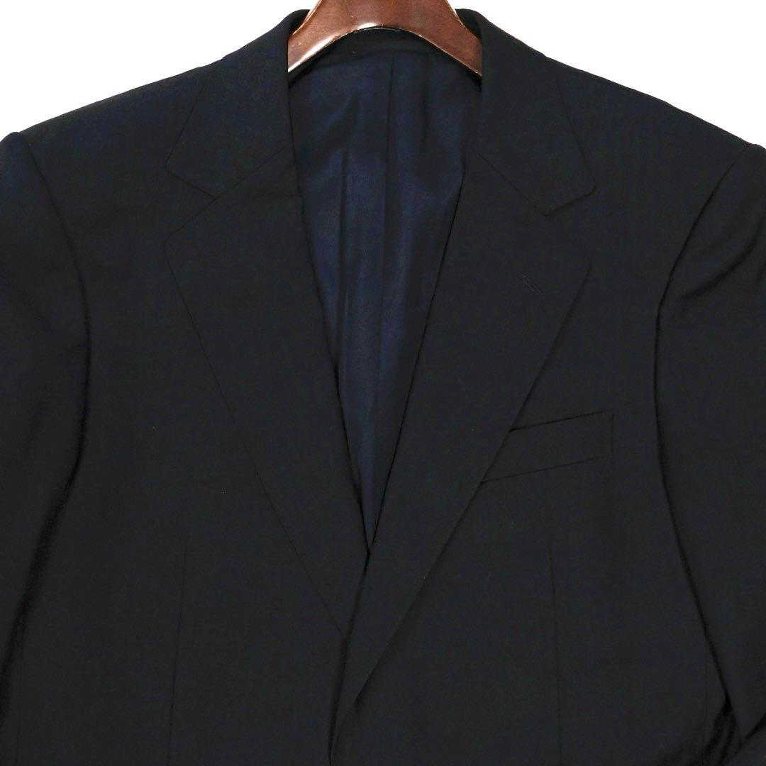 H4157グッチ　ウール混モヘア混　２釦ピンストライプ柄　セットアップスーツ