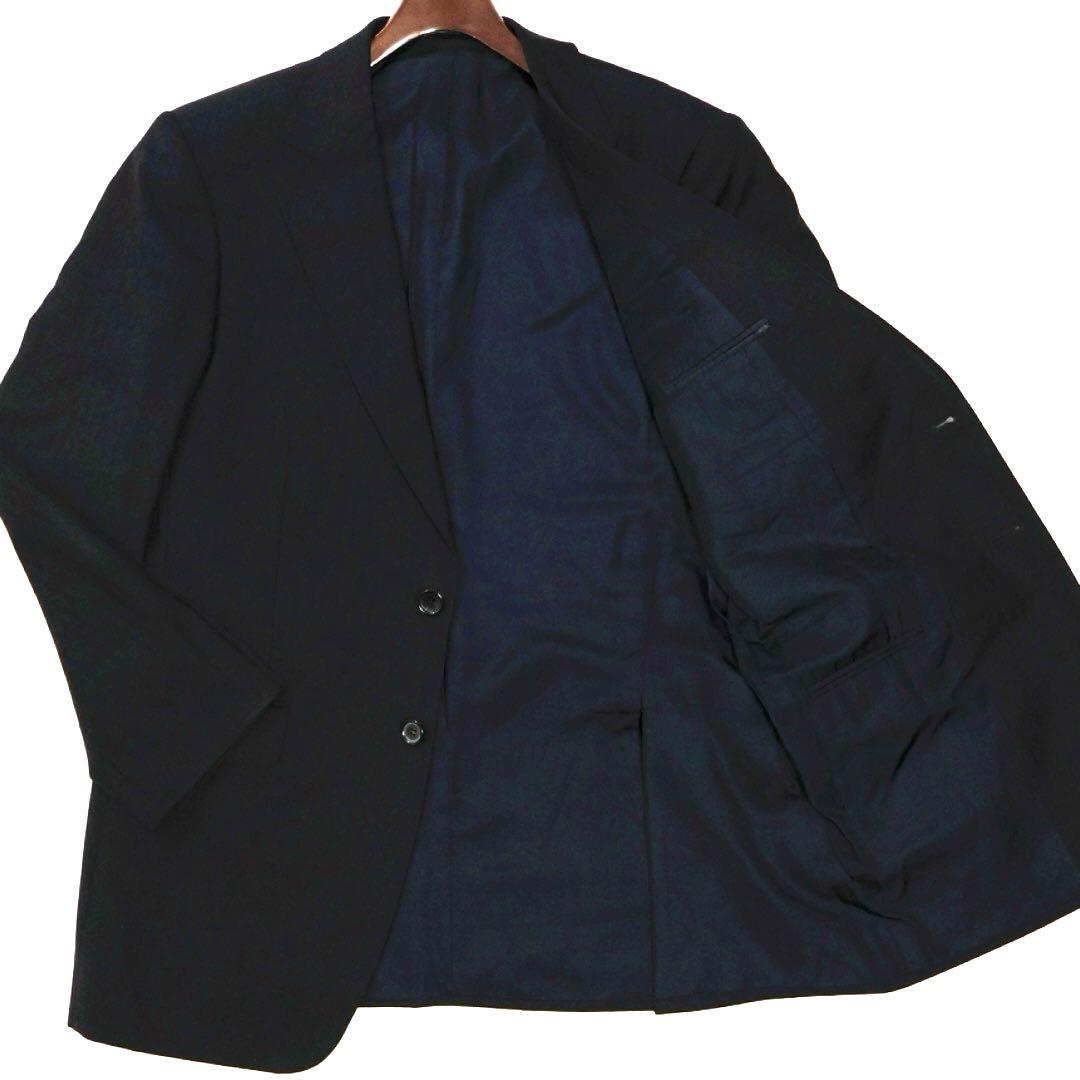 H4157グッチ　ウール混モヘア混　２釦ピンストライプ柄　セットアップスーツ