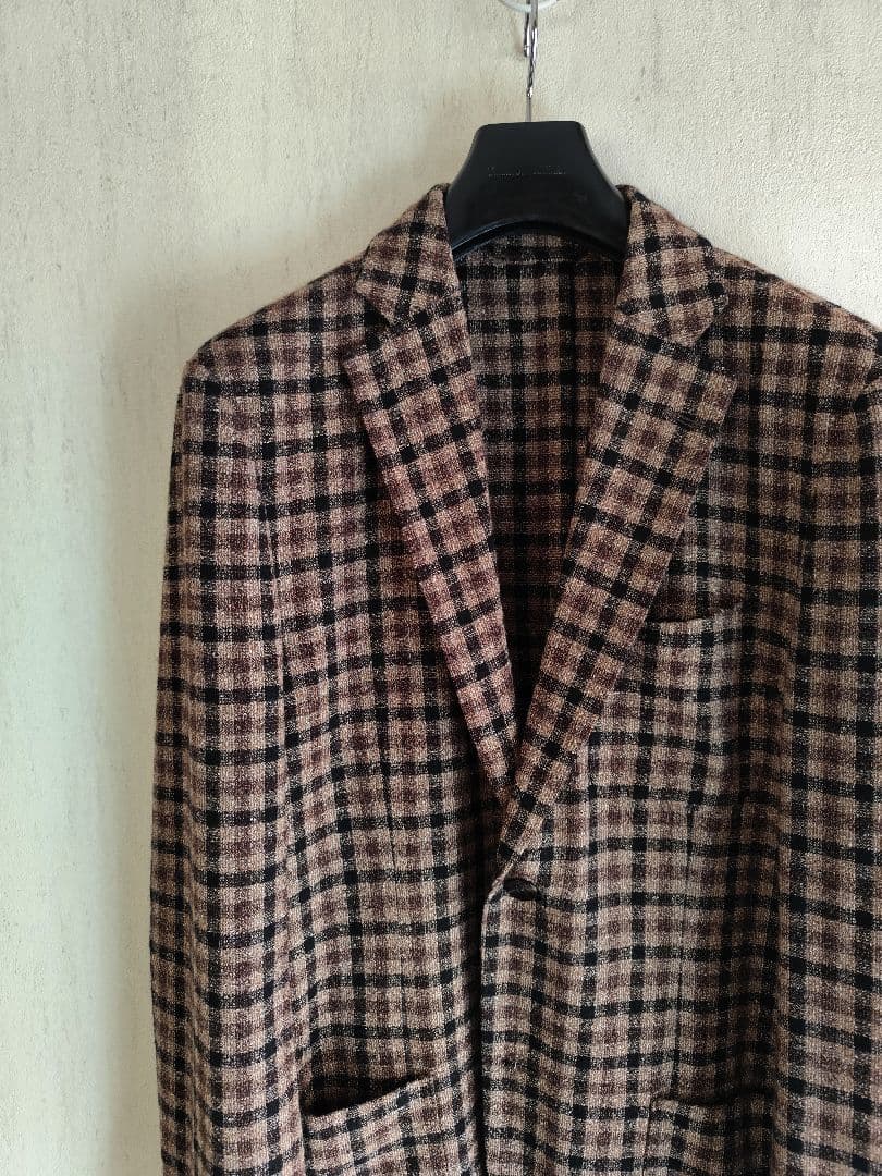 トゥモローランド リングツイードジャケット 茶