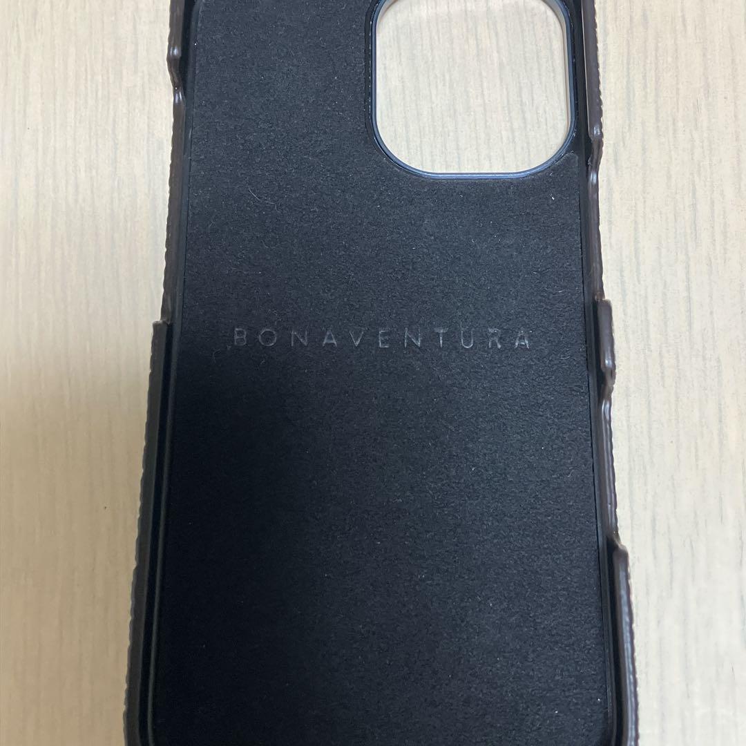 BONAVENTURA iPhone16 レザー ハンドル付き グレージュ