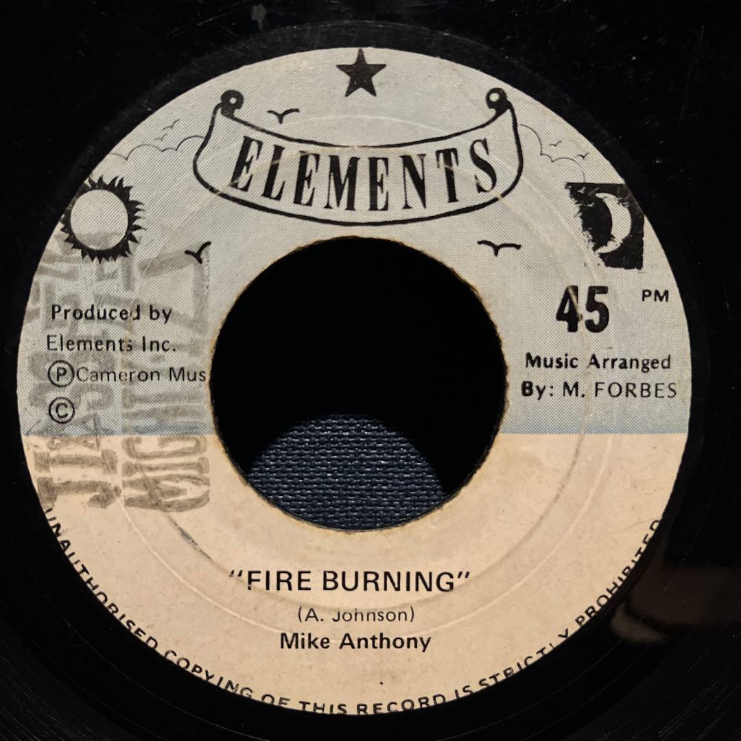激レア盤 Mike Anthony - FIRE BURNING
