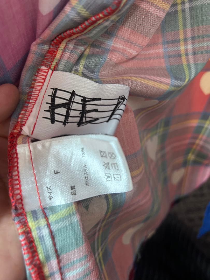 HEIHEI ヘイヘイ 浴衣 ハートチェックプリント 完売品再販なし
