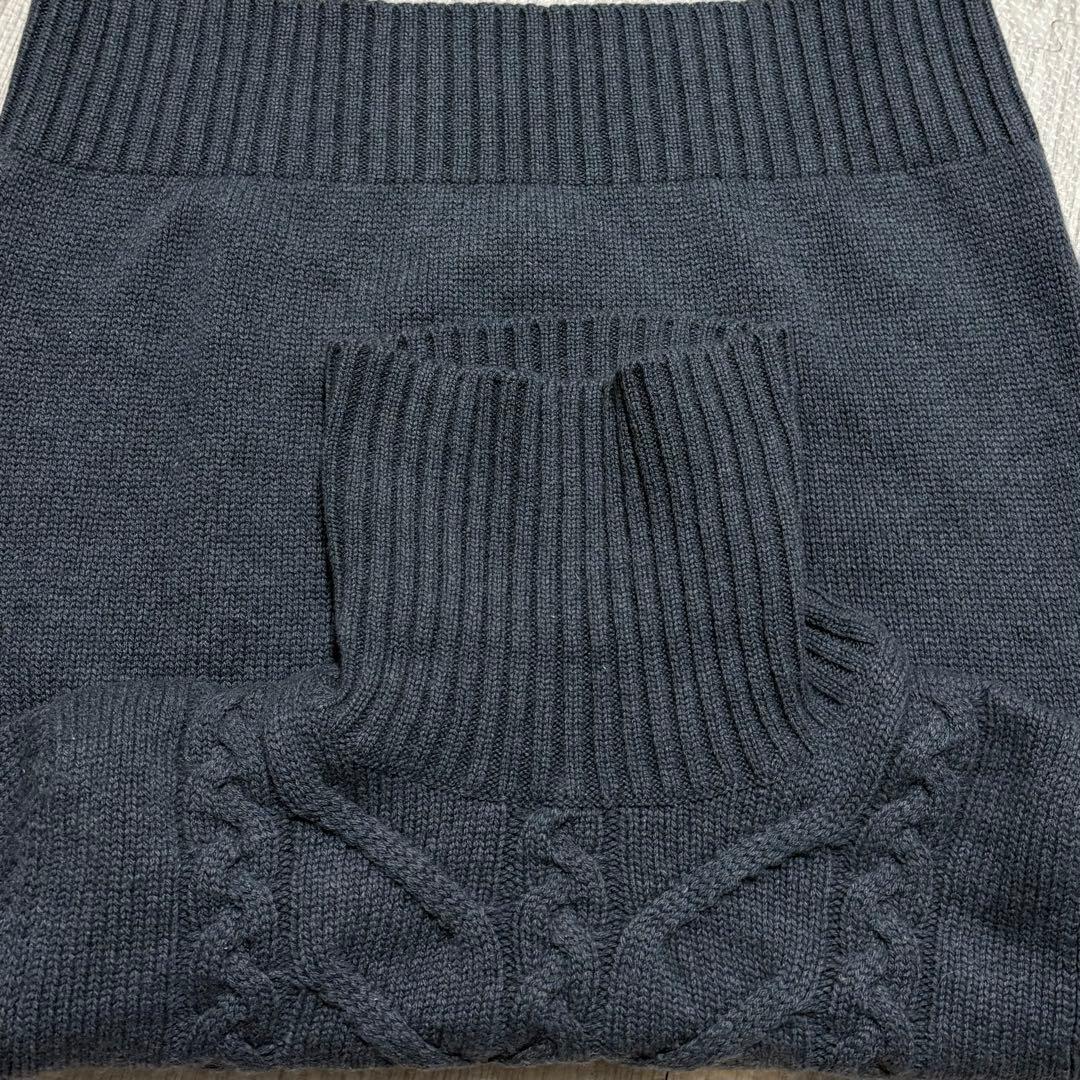 PIACENZA ピアチェンツァ カシミア100％ ケーブル編ニット イタリア製