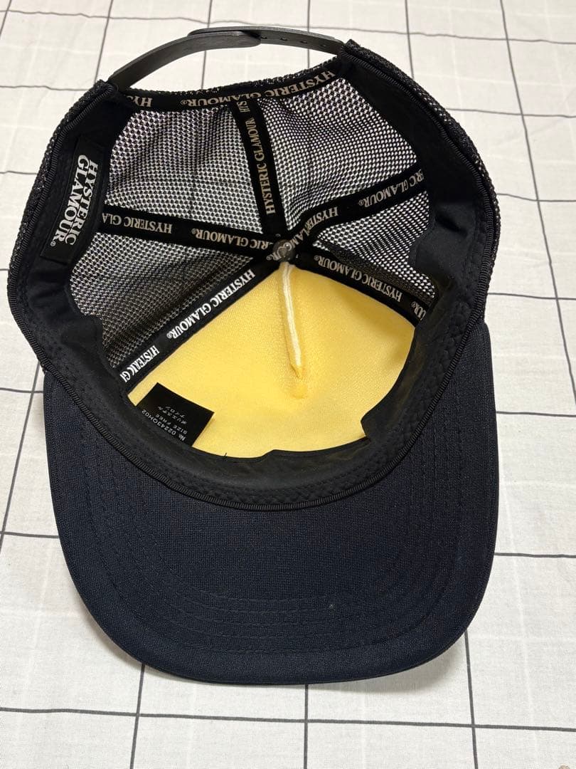 HYSTERIC GLAMOUR トラッカーキャップ ブラック