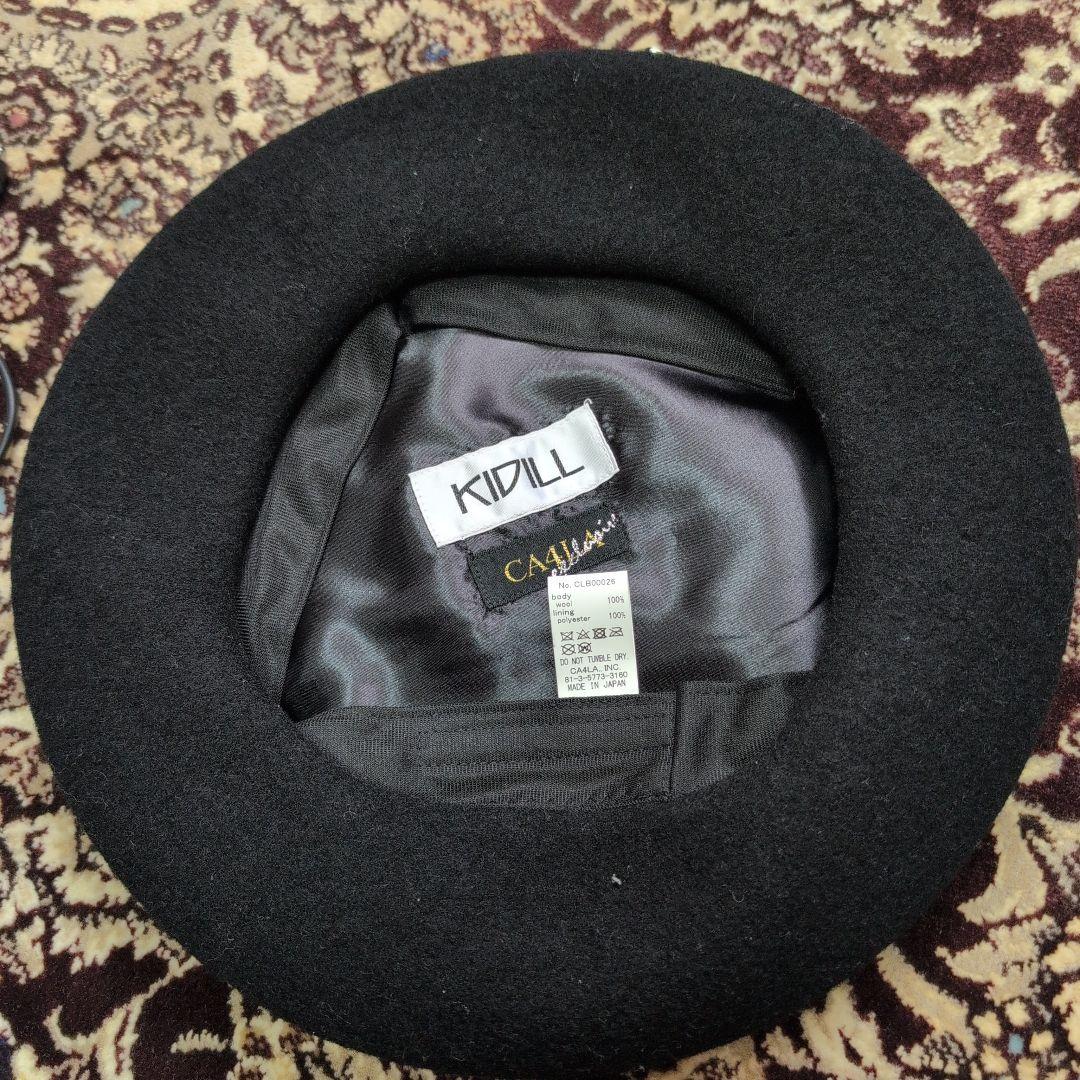 KIDILL グラフィックパッチ ベレー帽 Mサイズ